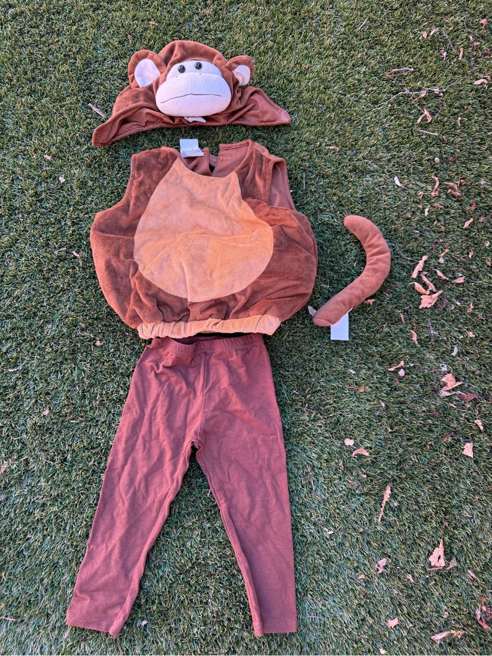 Spirit Halloween Brown and Tan Monkey Baby Costume (12-18 months)